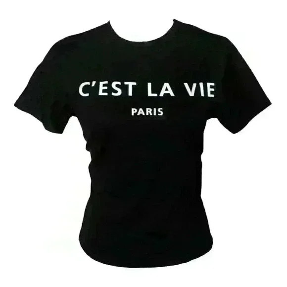 C'est La Vie Soft T-Shirt - Picture 1 of 2